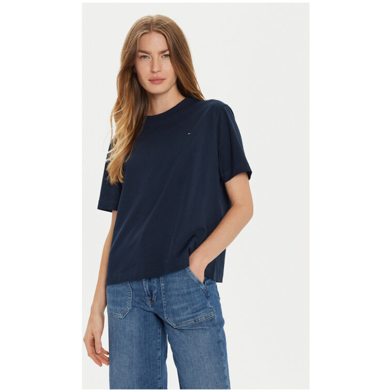 TOMMY HILFIGER Modern relaxed flag c-nk ss